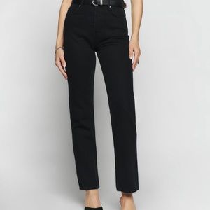 Reformation Cynthia HR straight jeans long